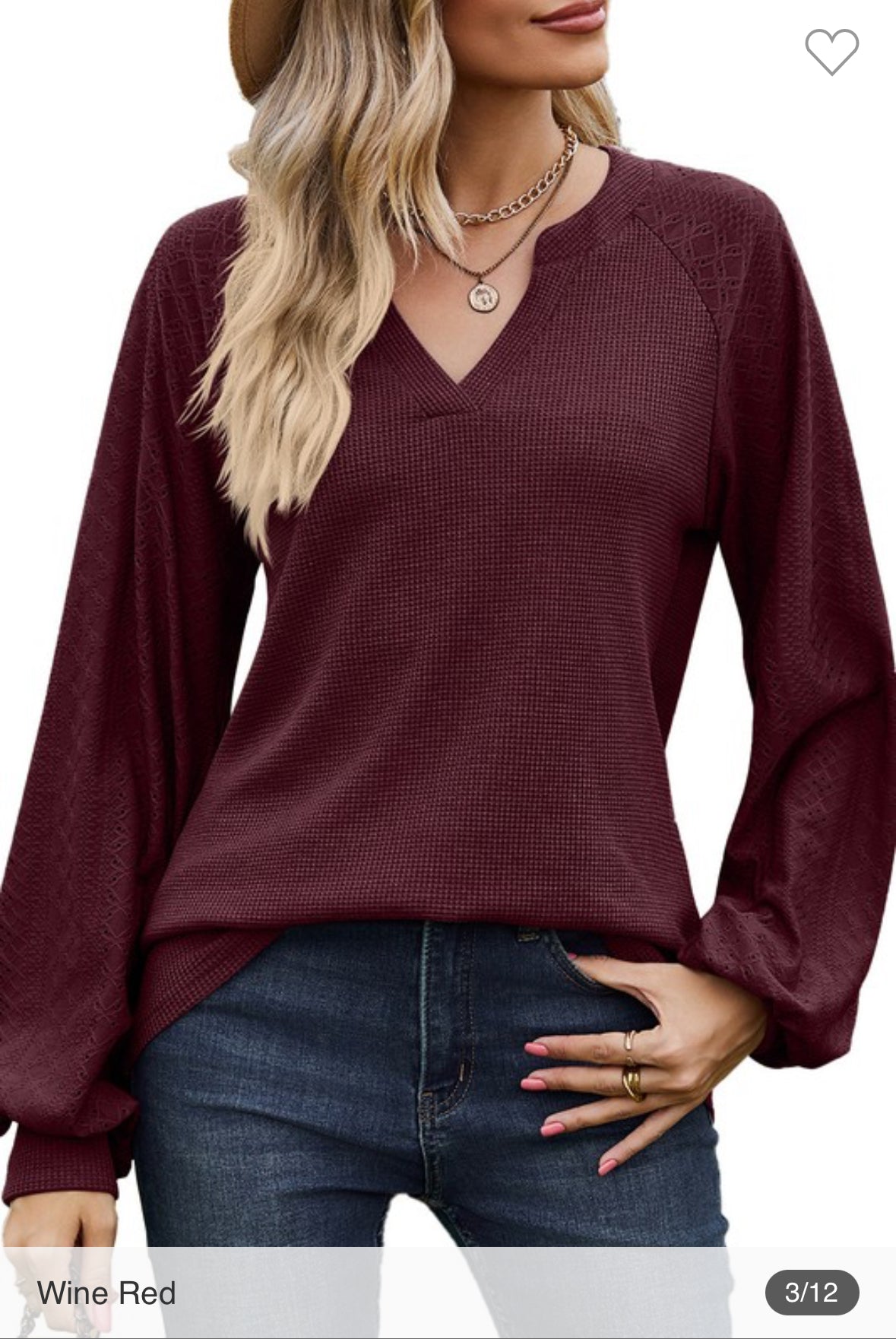 Loose Sweater with Lace Sleeves