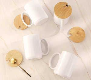15oz Ceramic Mug with Lid (Multiple Designs