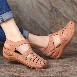 ALLGOOD Pink Wedge Sandals